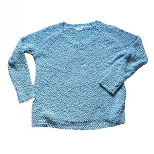 Macaron oversized light blue sweater